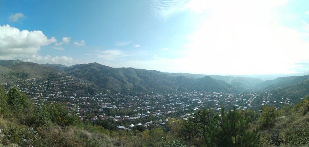 View of Goris from its gates