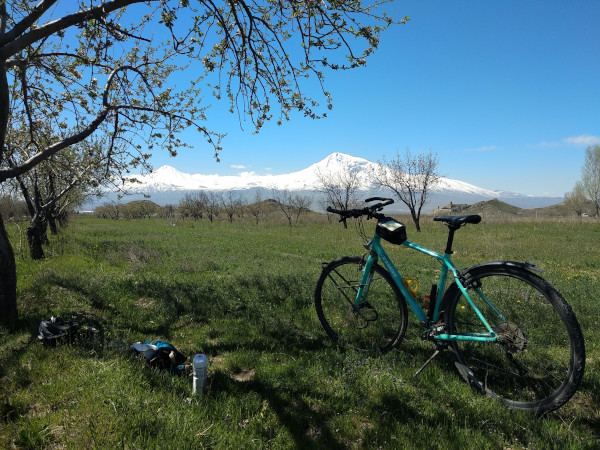 Near Khor Virap Monastery, looking at Ararat mountain